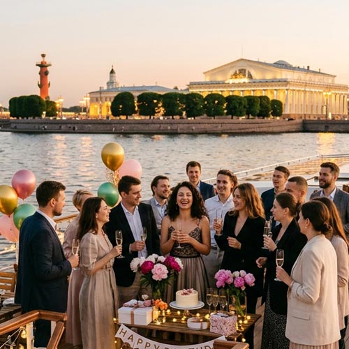 День рождения на теплоходе